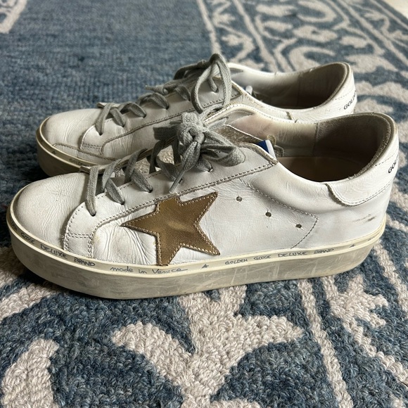 Golden Goose Hi Star Leather Low-top Sneakers in White excellent conditi… - Picture 6 of 11